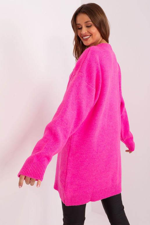 Sukienka-LC-SK-0568.70P-fluo różowy