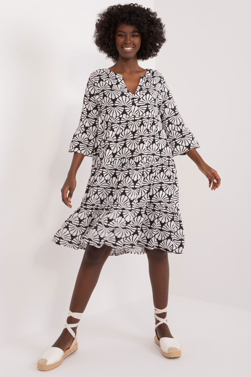 Kleit-D73771Z30214J-must-valge