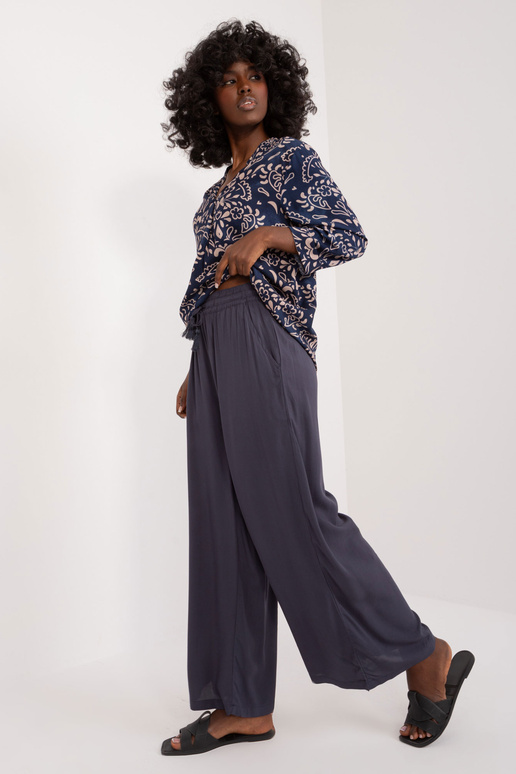 Püksid - D73761M62237E - tumesinine