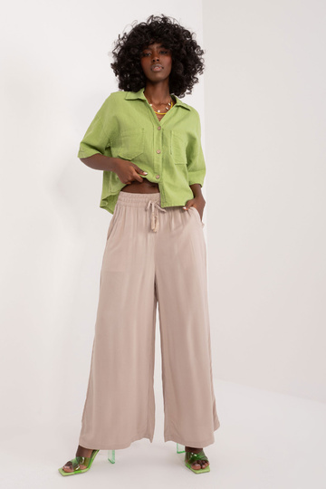 Püksid - D73761M62237E - beež