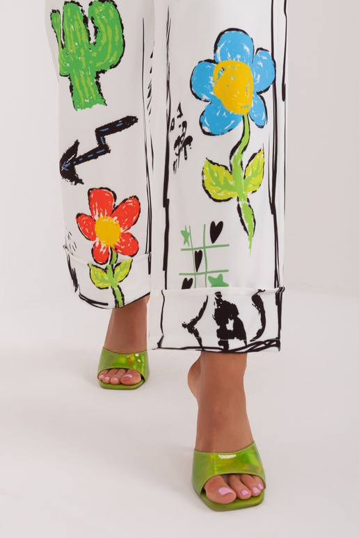 Püksid-DHJ-SP-18857.31- valge värv