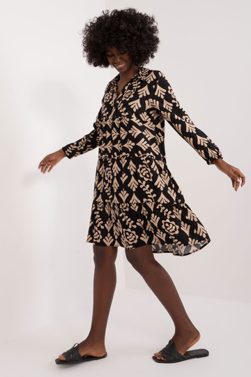 Kleit-D73771Z30425A-must-beež