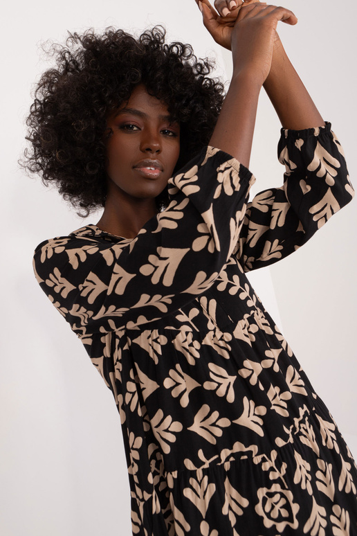 Kleit-D73771Z30425A-must-beež