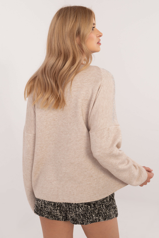 Kampsun-DHJ-SW-17690.21-beež