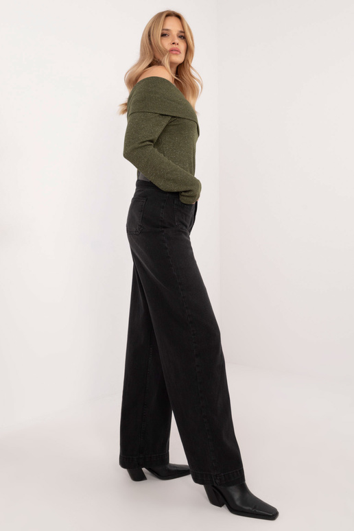 Teksapüksid - D80016BD62456B150 - must