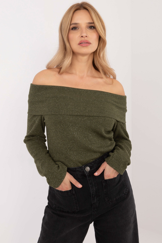 Kampsun-DHJ-SW-A2449.33-khaki