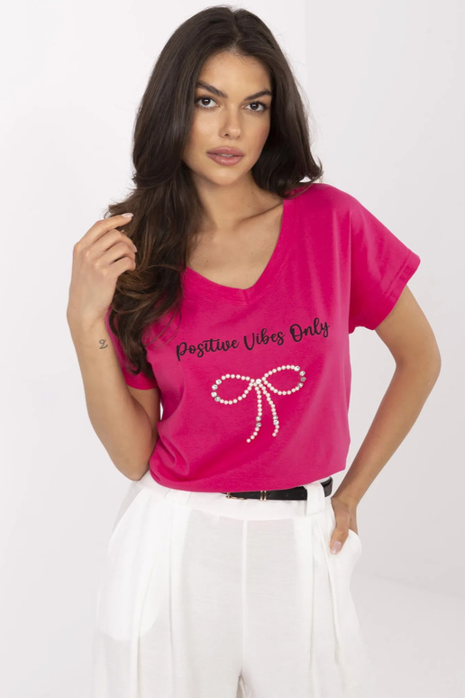 T-shirt-CLM-TS-1727.90-fuksjowy T-shirt-CLM-TS-1727.90-fuksjowy