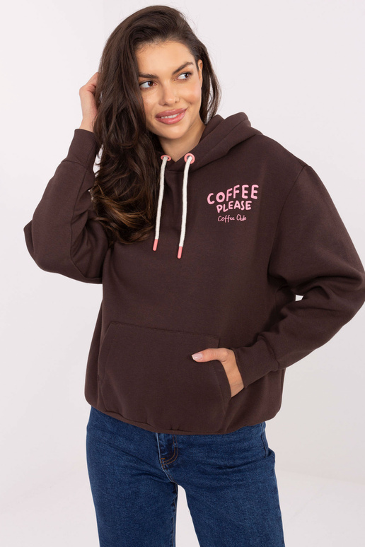 Tumedat pruuni džemper