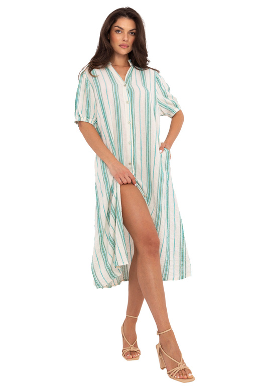 Kleit TW-SK-BI-2451.84 valge-roheline