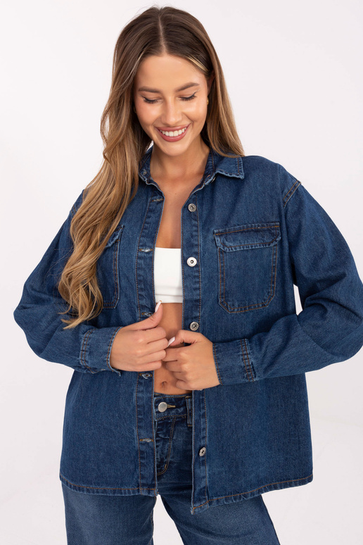 Tumedalt sinised särk