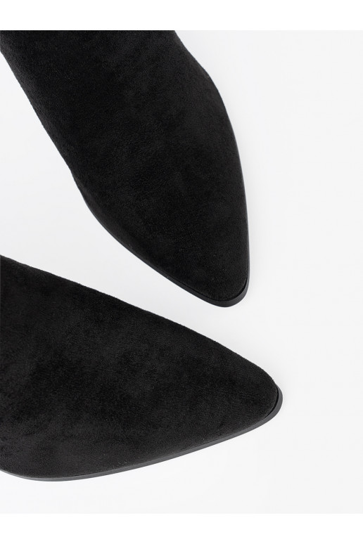 Elegantsed Mustad lumesaapad z biżuteryjnym akcentem