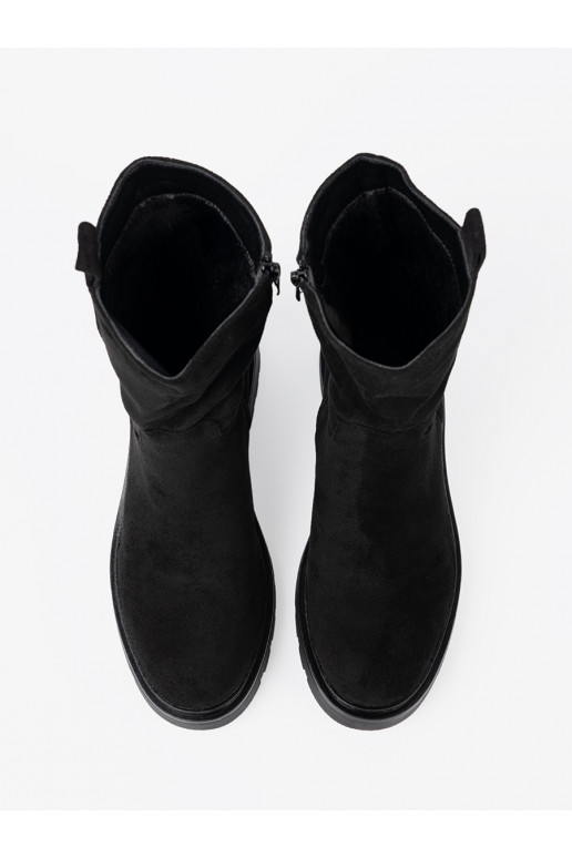 Must lumesaapad  z cholewką 