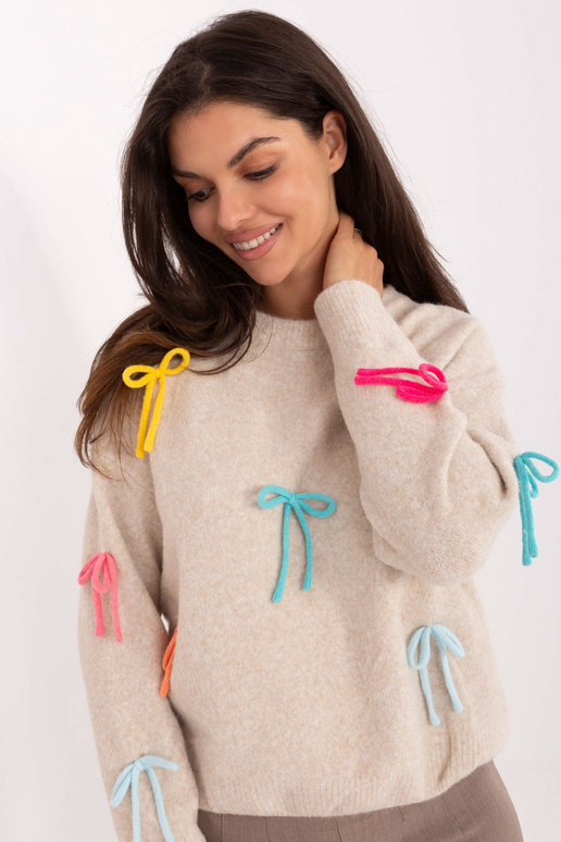 Heledalt liivakarva kampsun