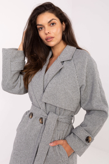 Mantel - hallikas valge