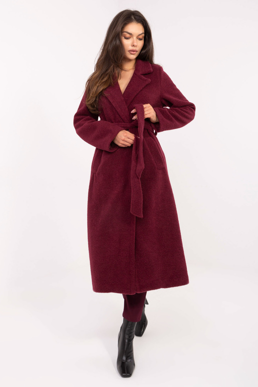 Mantel burgundia värvi