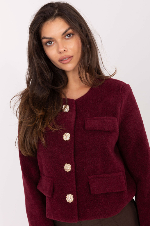 Jakk burgundia värvi