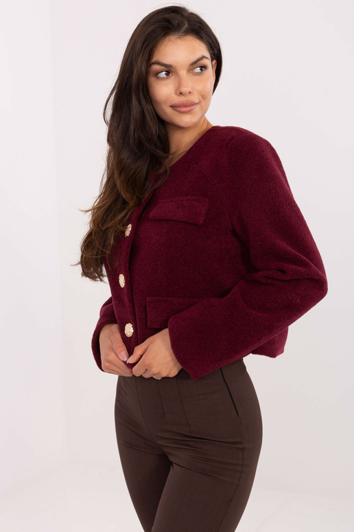 Jakk burgundia värvi