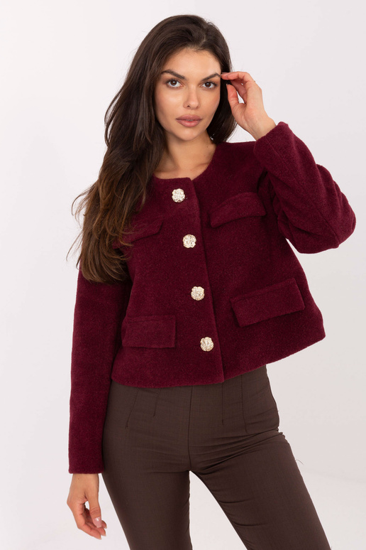 Jakk burgundia värvi