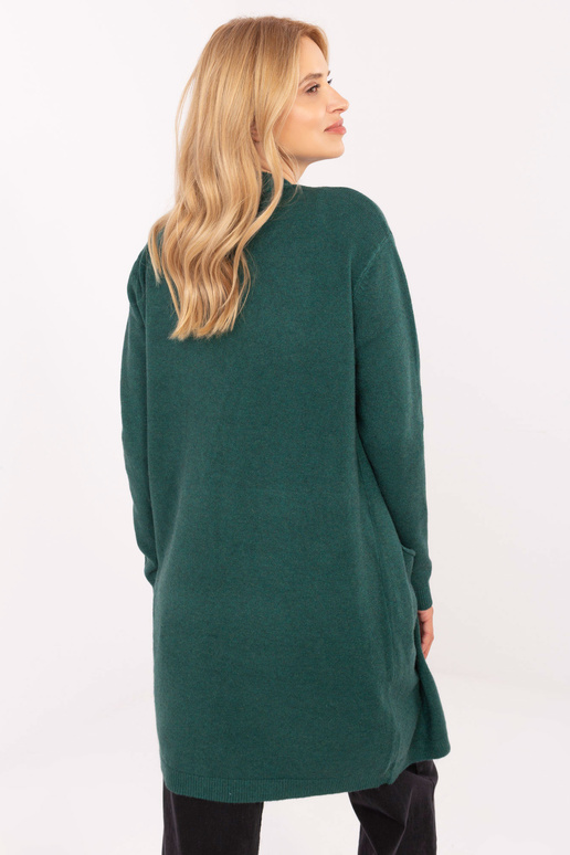 Tumedat rohelised kardigan