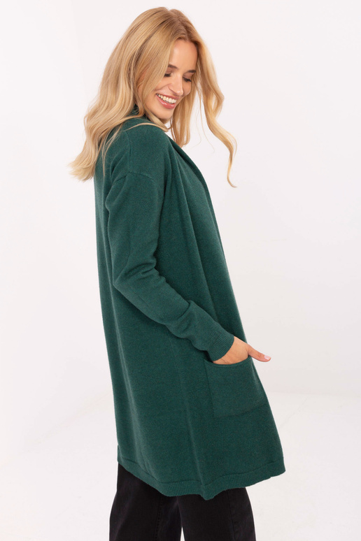 Tumedat rohelised kardigan