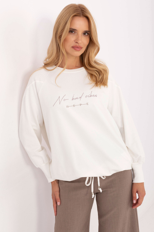 Loodusliku kangas värvi pluus