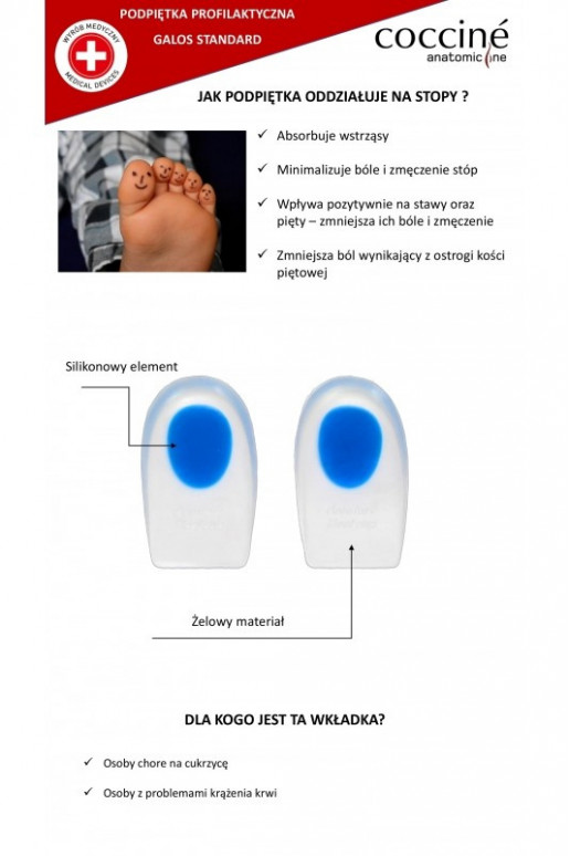 COCCINE GALOS sisetallad Na Ostrogi Z Żelu