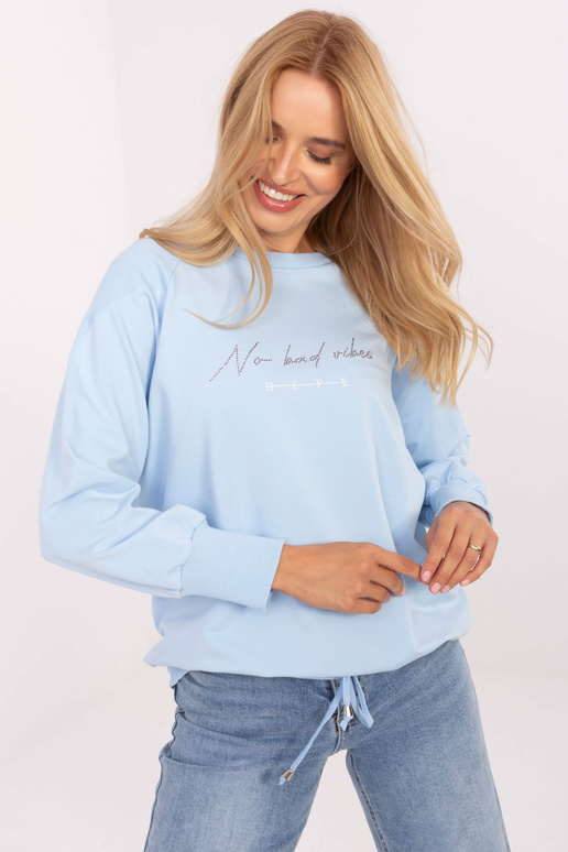 Heledalt sinine pluus