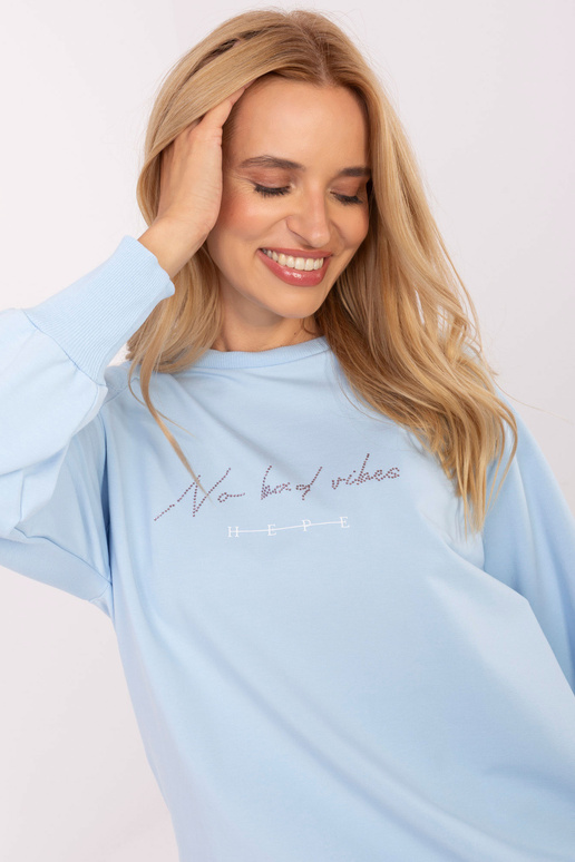 Heledalt sinine pluus