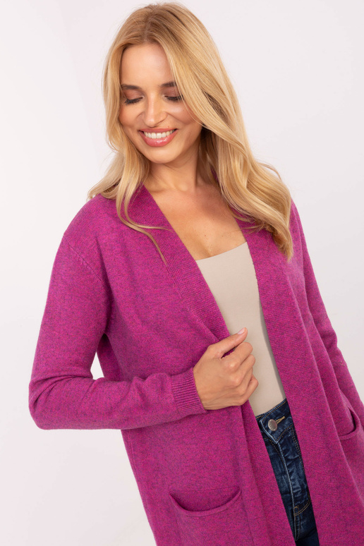 Kardigan - fuksiaroosa