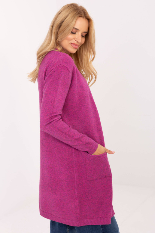 Kardigan - fuksiaroosa