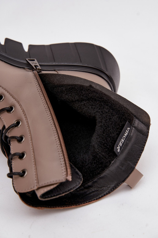 saapad  platvormiga voodriga Vinceza 58588 beeži värvi