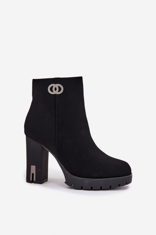 voodriga Naiste poolsaapad  Detalem Must Vessara