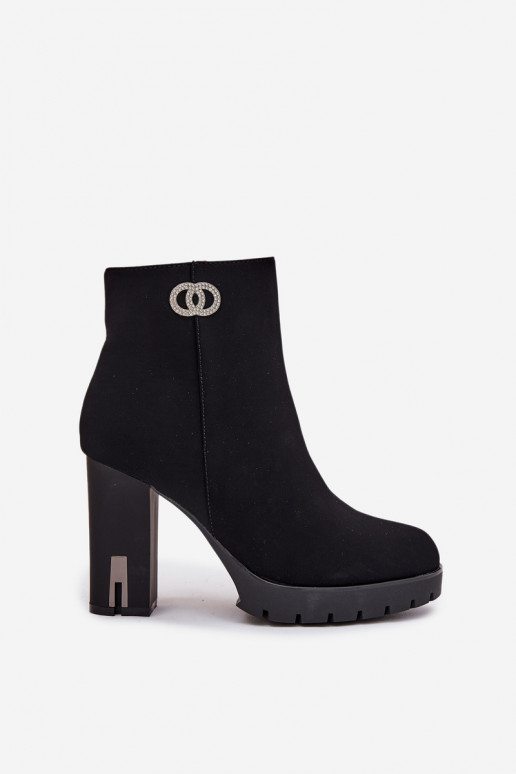 voodriga Naiste poolsaapad  Detalem Must Vessara