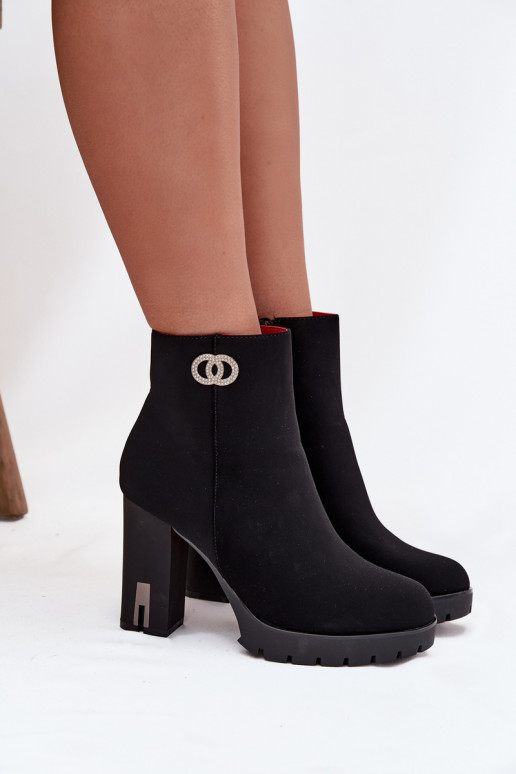 voodriga Naiste poolsaapad  Detalem Must Vessara