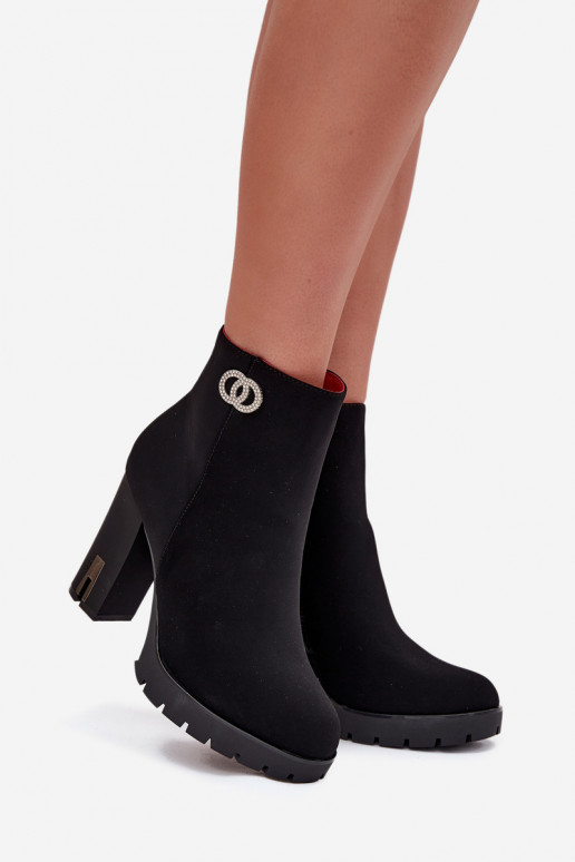 voodriga Naiste poolsaapad  Detalem Must Vessara