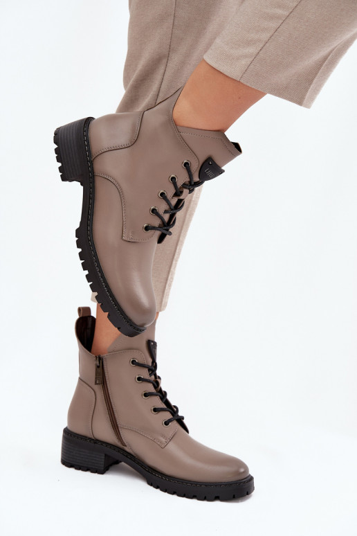 voodriga Naiste poolsaapad  Vinceza 58609 Halli värvi