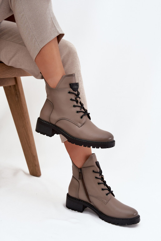 voodriga Naiste poolsaapad  Vinceza 58609 Halli värvi