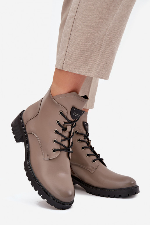 voodriga Naiste poolsaapad  Vinceza 58609 Halli värvi