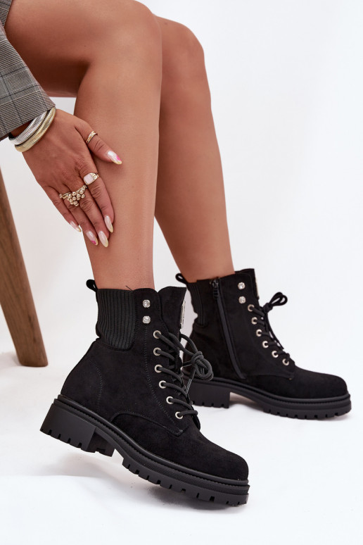 saapad  voodriga  Must Olivira