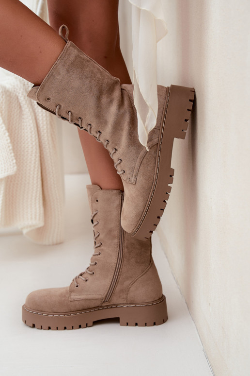 saapad  voodriga Khakivärvi Marvielle