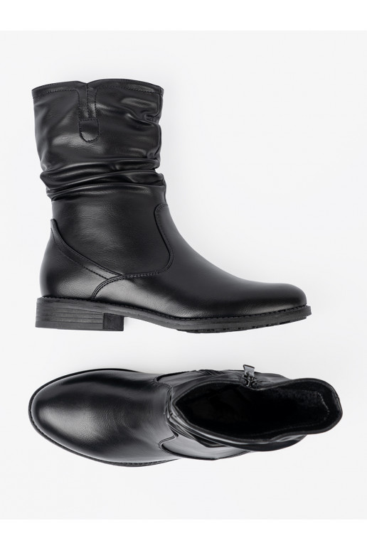 Komfortowe lumesaapad Mustad z marszczeniami