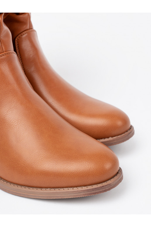 Komfortowe lumesaapad karmelowe z marszczeniami