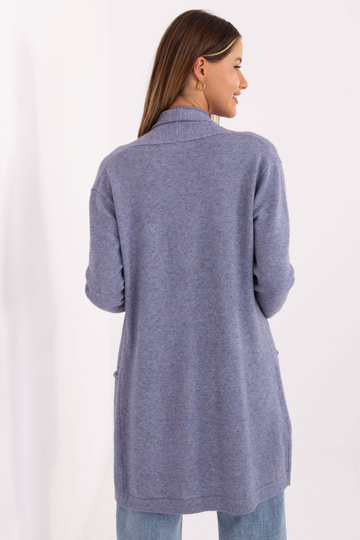 Heledalt lilla kardigan