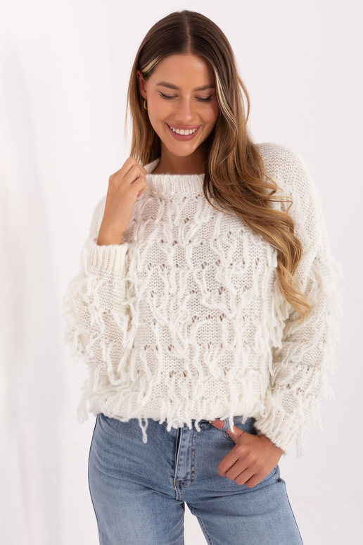 Loodusliku kangas värvi sviiter