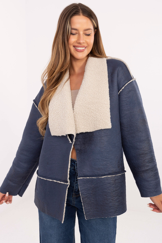 Tumedalt sinine jakk