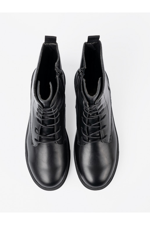 Naisten mustat nauhakengät