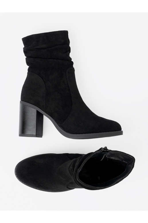 Elegantsed lumesaapad Mustad kõrge kontsaga 