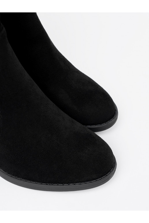 Elegantsed lumesaapad Mustad kõrge kontsaga 