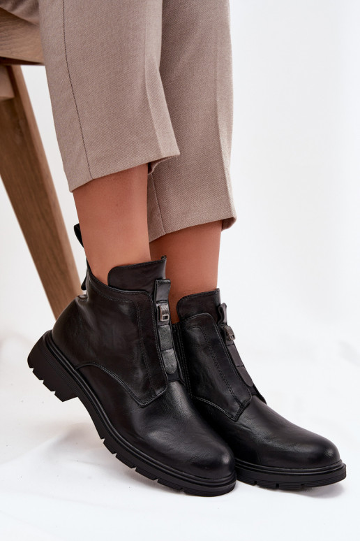 voodriga Naiste poolsaapad   Detalem Must Roselle