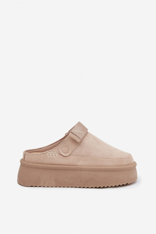 nööpidega lumesaapad  platvormiga Z su limpančiais užsegimaisem Elevandiluu värvi Jorielle